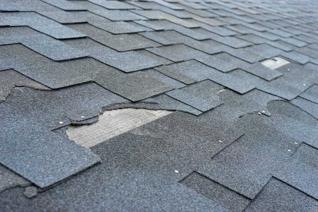 damaged roof repair roof maxx roof treatment