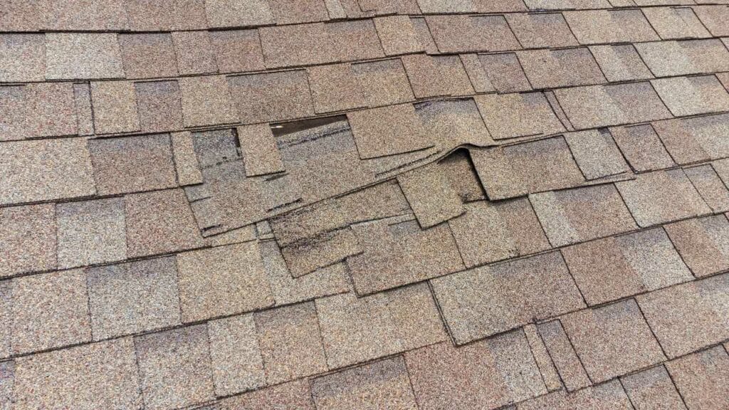 wind damage shingles RoofMaxx of Tri-Cities