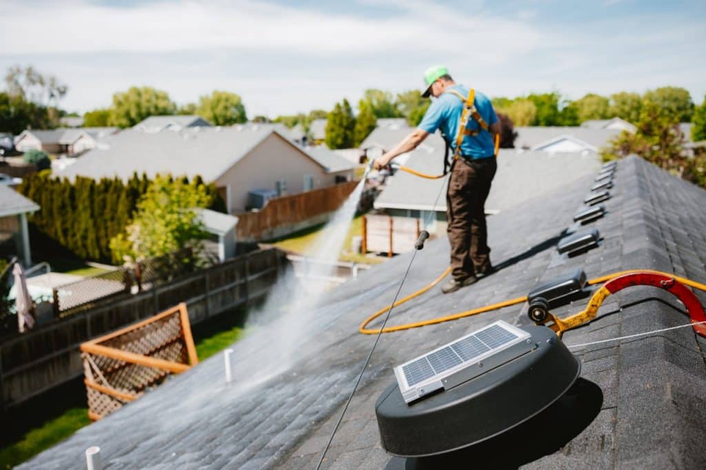 solar roof fans installation